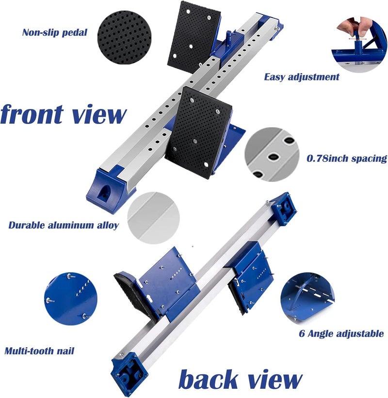 Vaolvpant 30 Inch Premium Starting Blocks for Track and Field Portable Lightweight Aluminum Starter Block Suitable for Youth Running Enthusiasts Outdoor Indoor Use for Enhance Speed - Image 4